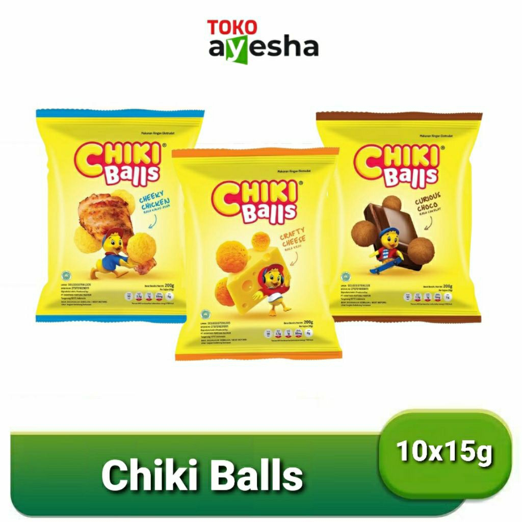 

Chiki Balls 15 gr - 1 Renceng isi 10 Bungkus