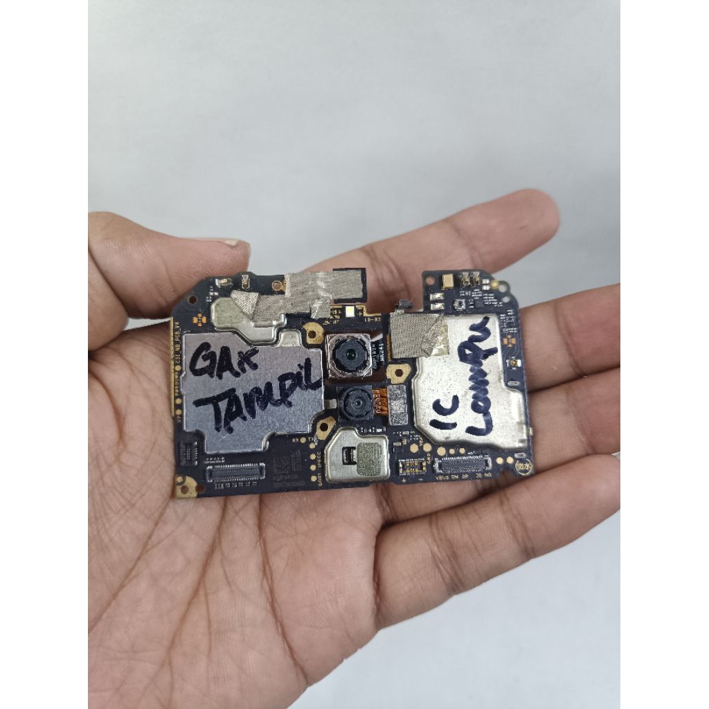 MESIN REDMI 8, HIDUP TAPI LCD GAK NAMPIL 'IC LAMPU' BACA DESKRIPSI