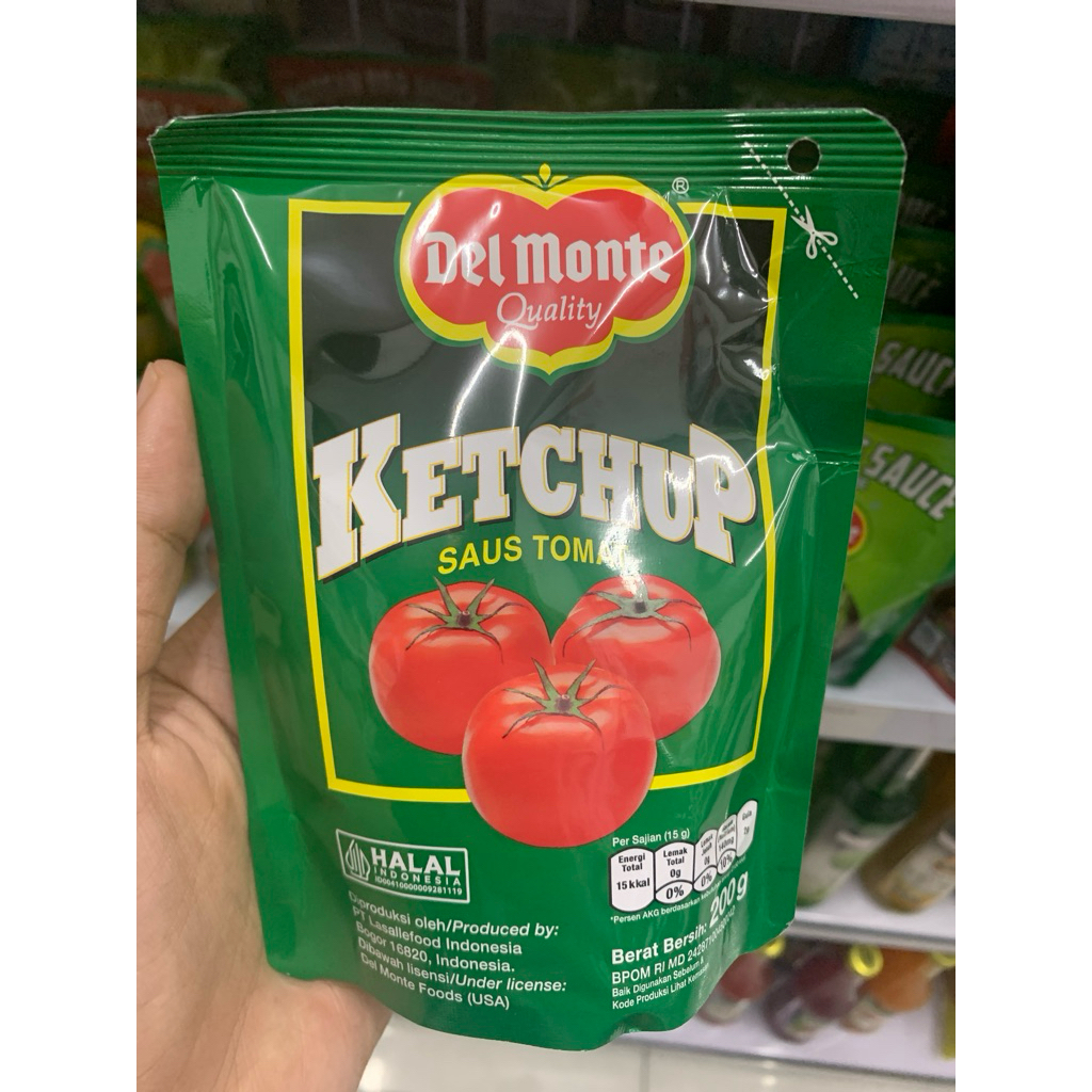

Saus tomat Delmonte 200gr (kecil)