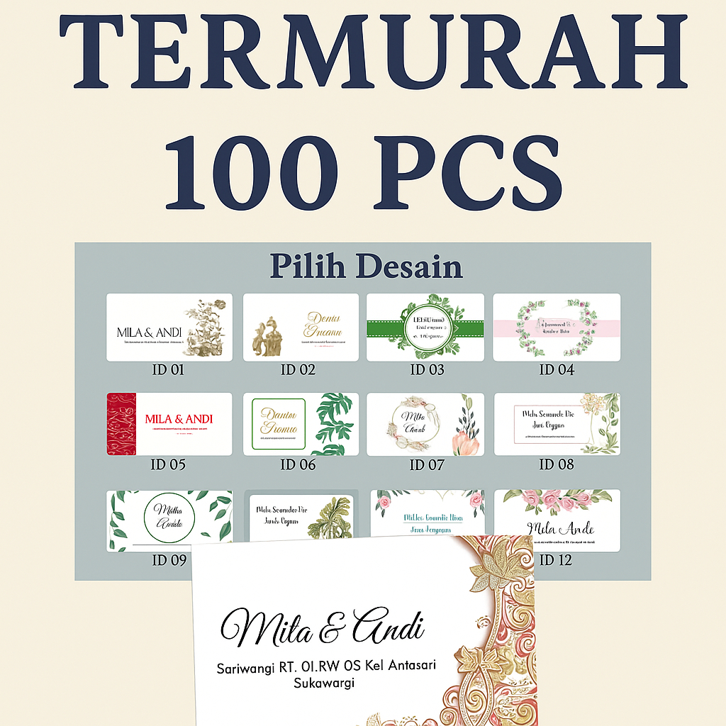 

Amplop Custom Full Warna 15.2x9 cm + Free Print