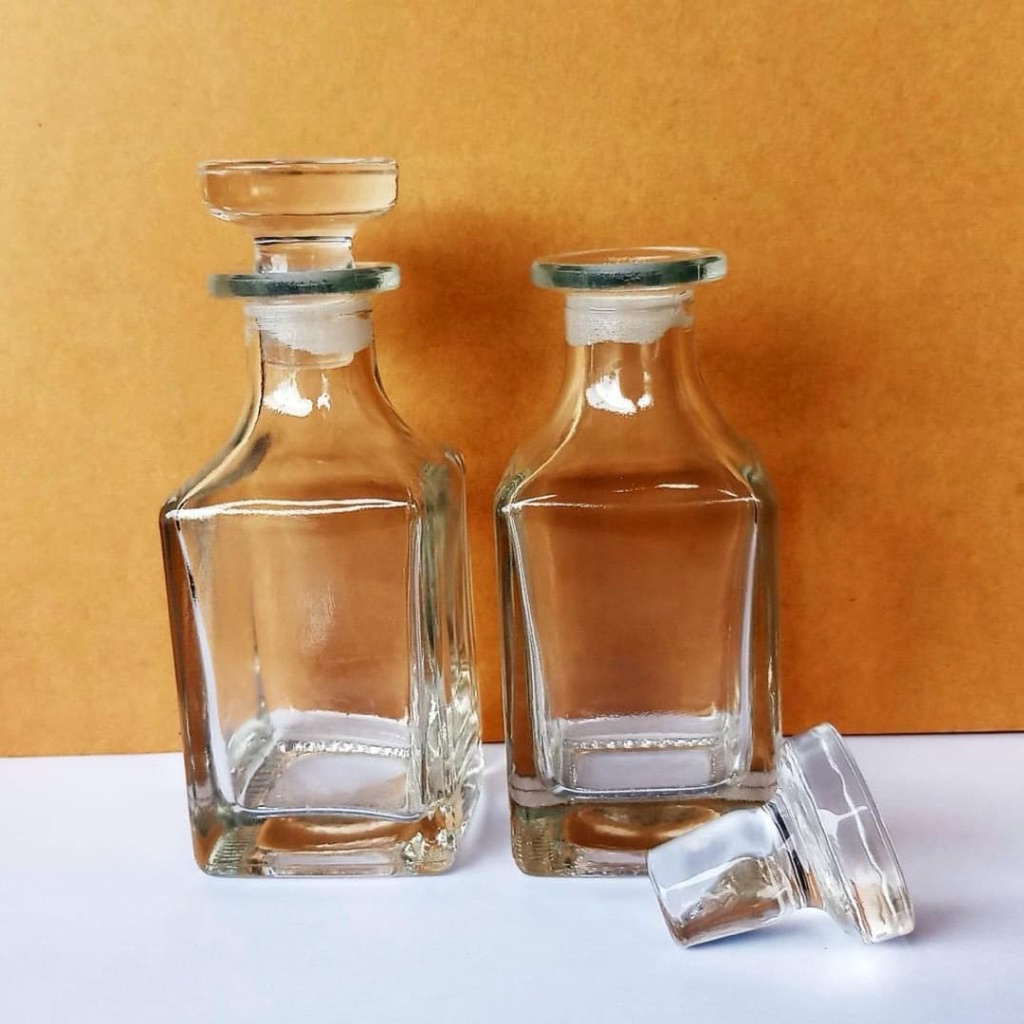 BOTOL JIN 150ML TERMURAH / BOTOL DISPLAY / BOTOL KACA UNTUK BIBIT PARFUM