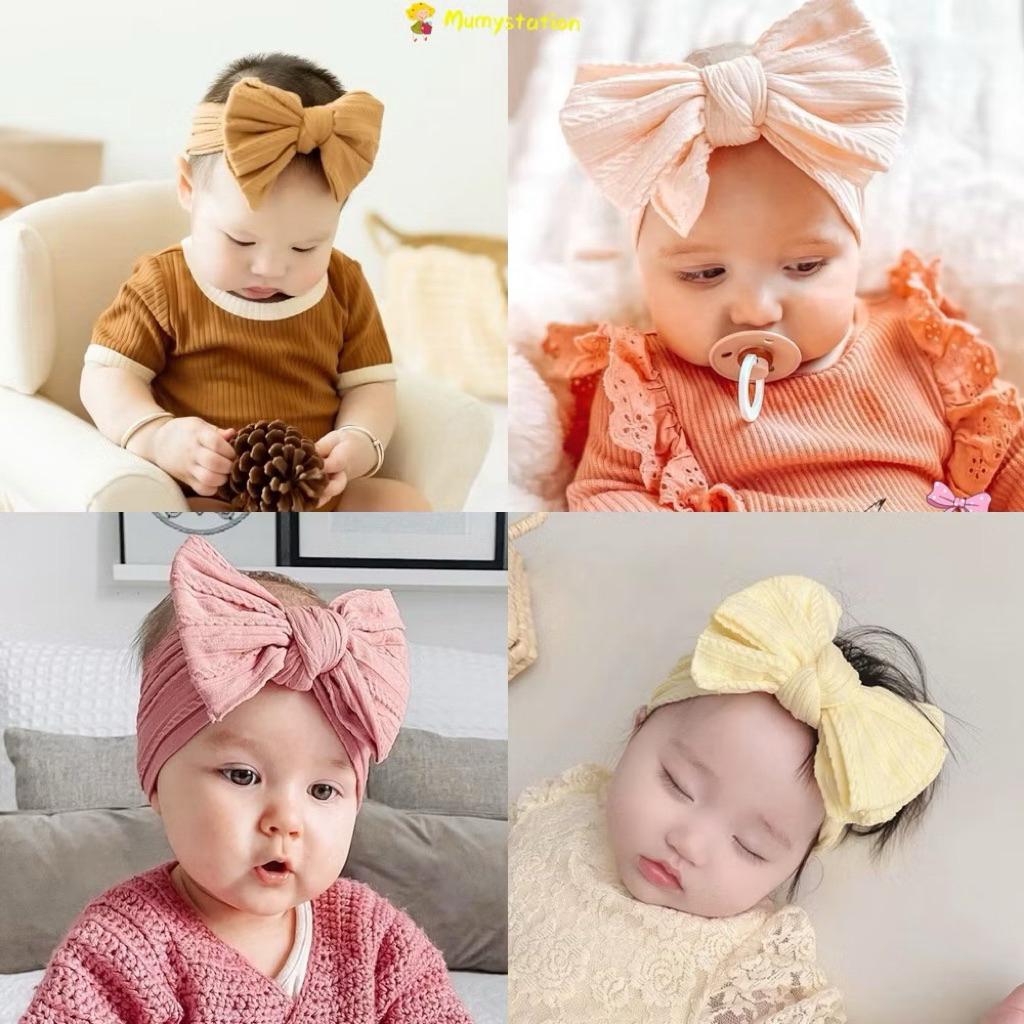 LB Bandana bayi headband PITA JUMBO premium import pita anak perempuan bando lucu