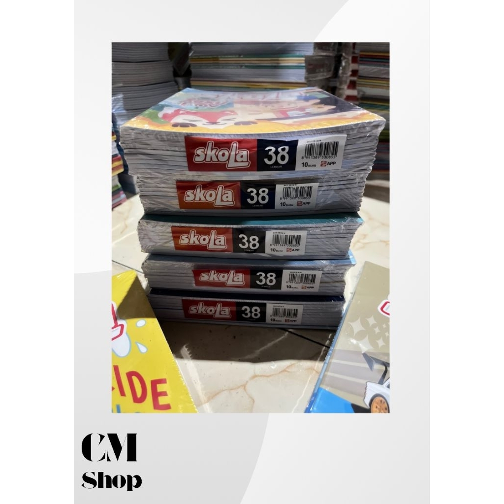 

Buku Skola murah 38 isi 10 buku