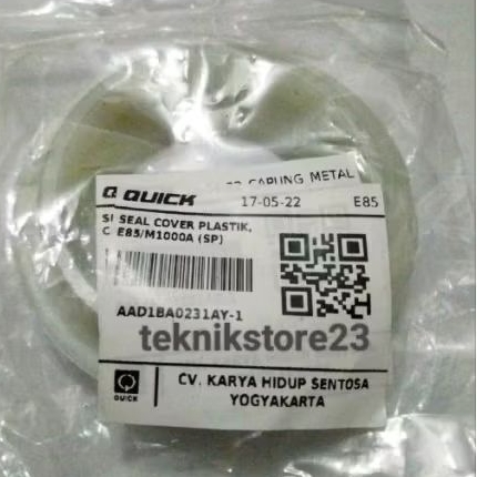 Tutup seal As Roda traktor Quick E85 G600 M1000 Original Seal Cover Traktor quick