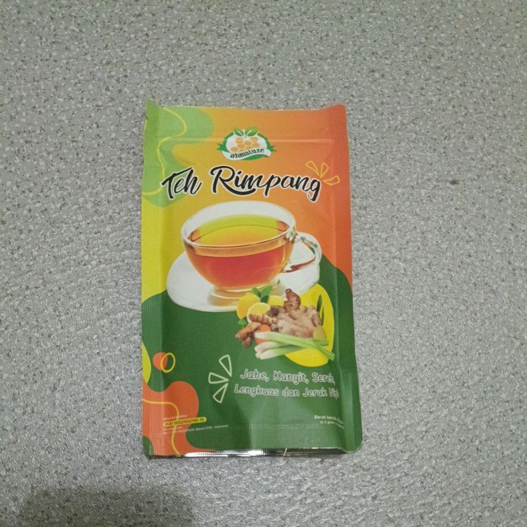 

Teh Rimpang Alanature - Minuman Rempah Herbal Rimapang