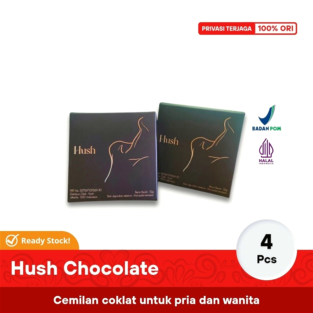 

PROMO!!! Hush Chocolate Original Dark Chocolate for Couple 32 Gram Untuk Hubungan Lebih Harmonis