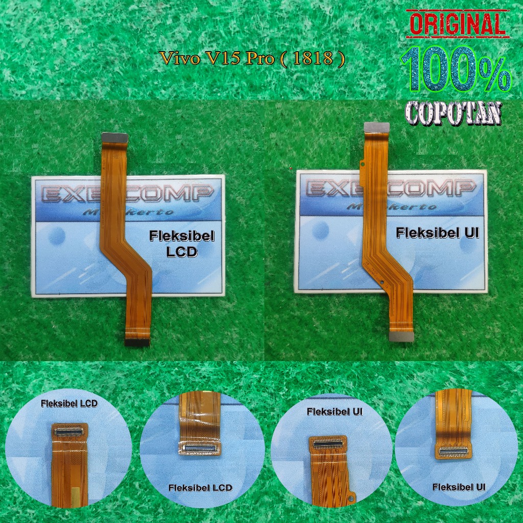 Vivo V15 Pro (1818) Fleksibel penghubung mesin UI dan flexible LCD original copotan | eXe Comp