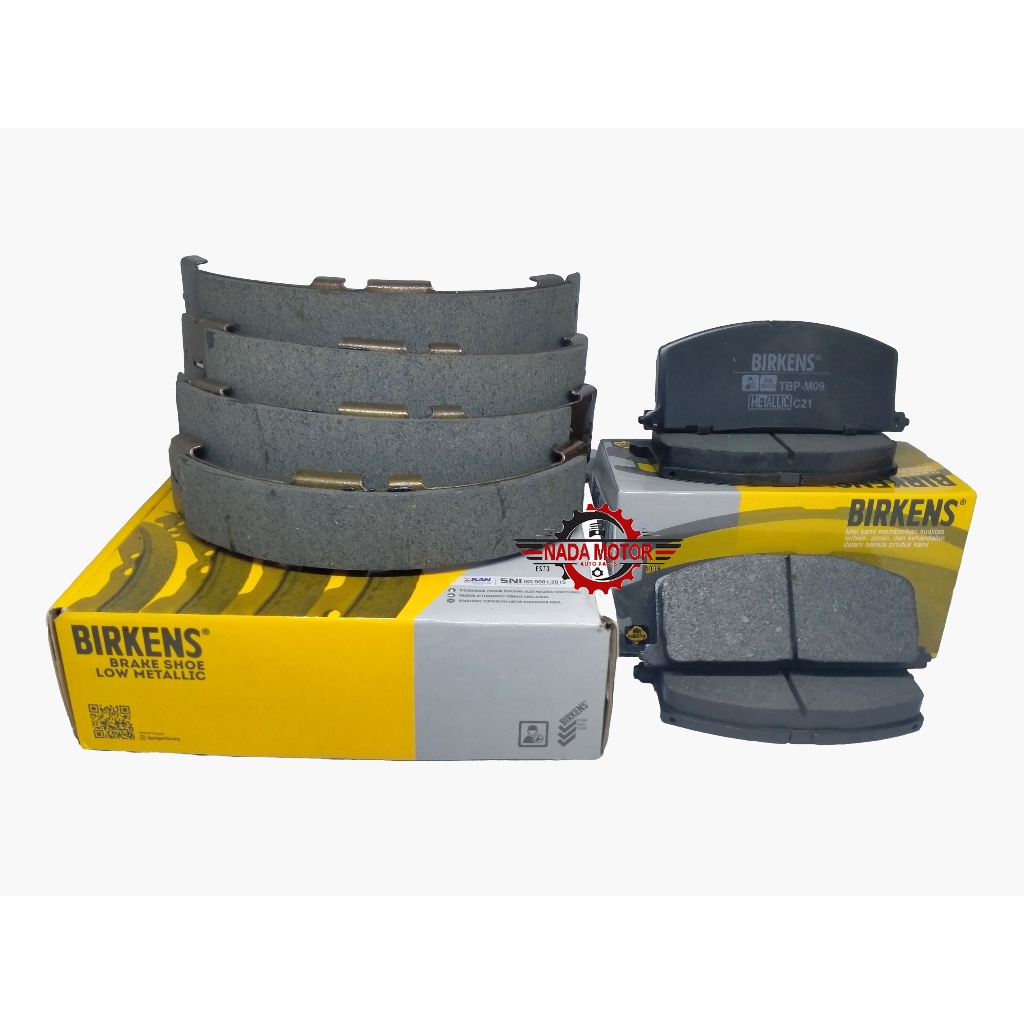 kampas rem soluna depan belakang