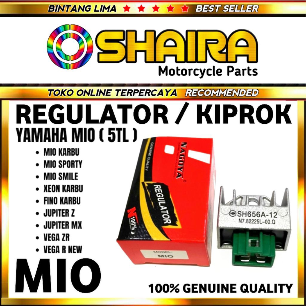 KIPROK MIO / REGULATOR MIO / MIO KARBU / FINO KARBU / XEON KARBU / JUPITER Z / VEGA ZR / KIPROK VEGA