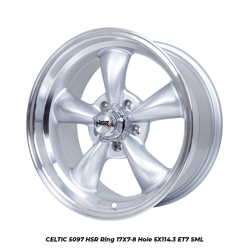 Velg Mobil Ring 17 HSR Wheel Celtic Pcd 5x114,3 Velg HSR Wheel R17 Lebar 7/8 Et 7