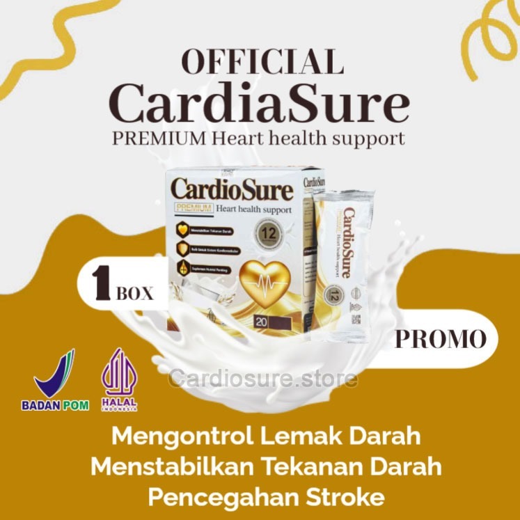 

CardioSure Official Shop ® Susu Herbal Untuk Kesehatan Kolestrol Darah Tinggi Mendetox Racun Dalam Tubuh