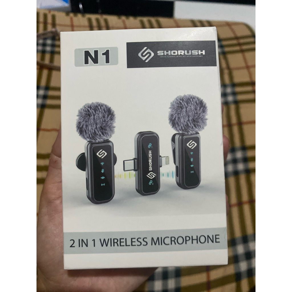 Microphone Clip Wireless Shorush (VARIAN MIC HANYA 1)