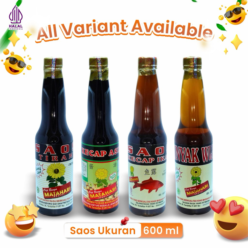 

Saos Raja Rasa , Minyak Wijen , Kecap Ikan , Kecap Asin , Bahan Makanan , Sauce , Masakan 600ML