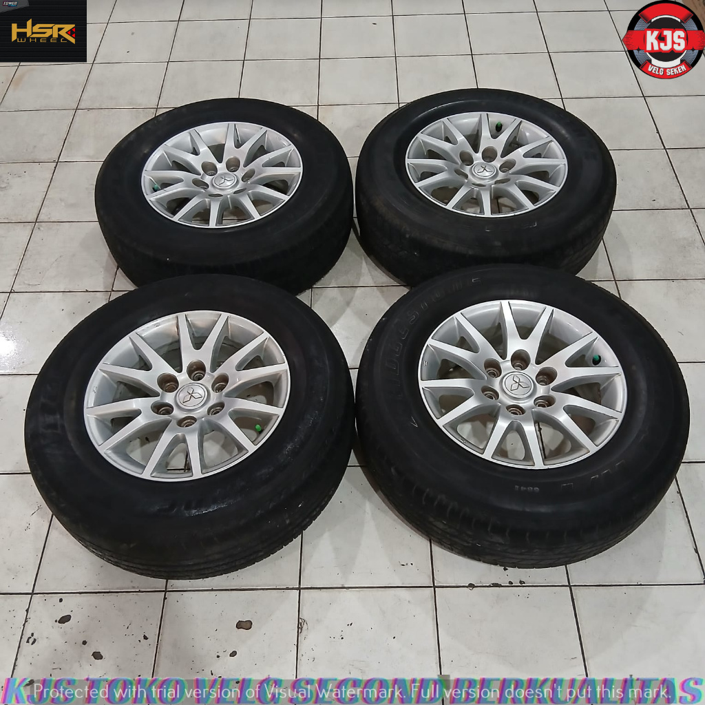 READY STOK VELG RACING SECOND MODEL COPOTAN PAJERO EXCED RING 17 LEBAR 7.5 PCD 6X139.7 ET38 WARNA SI