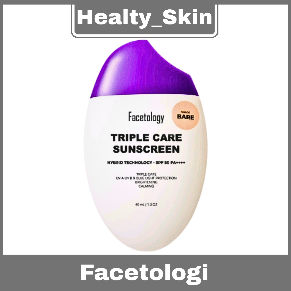 Facetology Triple Care Sunscreen Tinted / Tinted Sunscreen