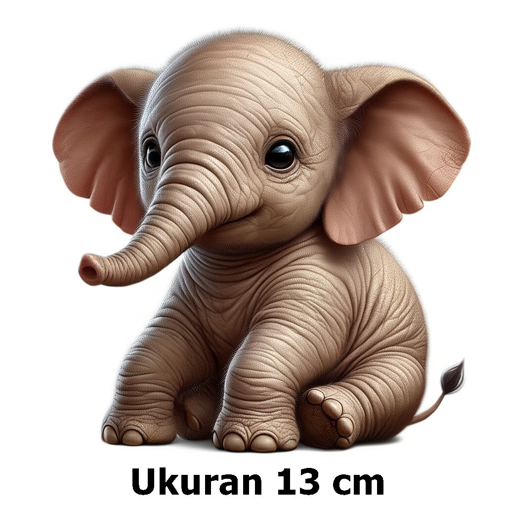 

Stiker Gajah duduk imut lucu ukuran 13cm anti air sticker hewan untuk motor mobil atau dinding rumah aksesoris dekorasi hiasan rumah