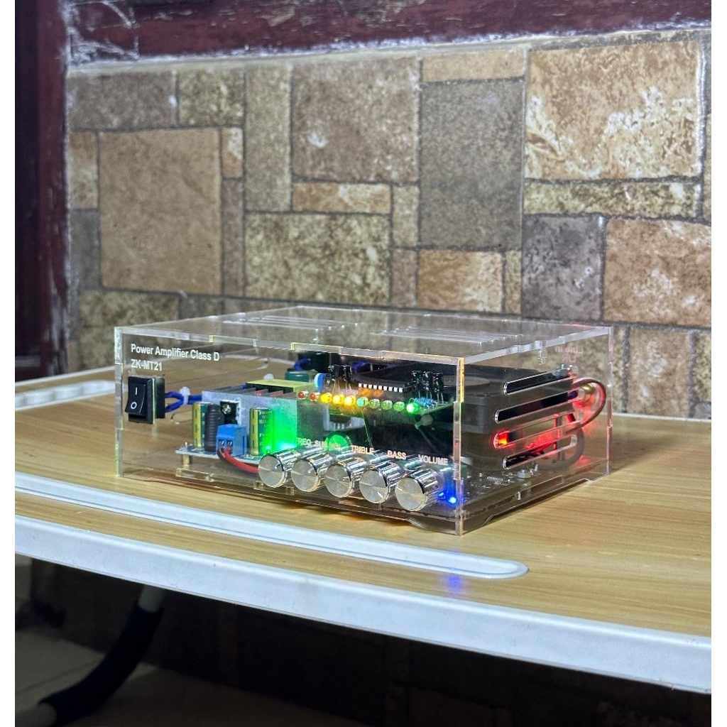 Power Amplifier ZK-MT21 Box Akrilik