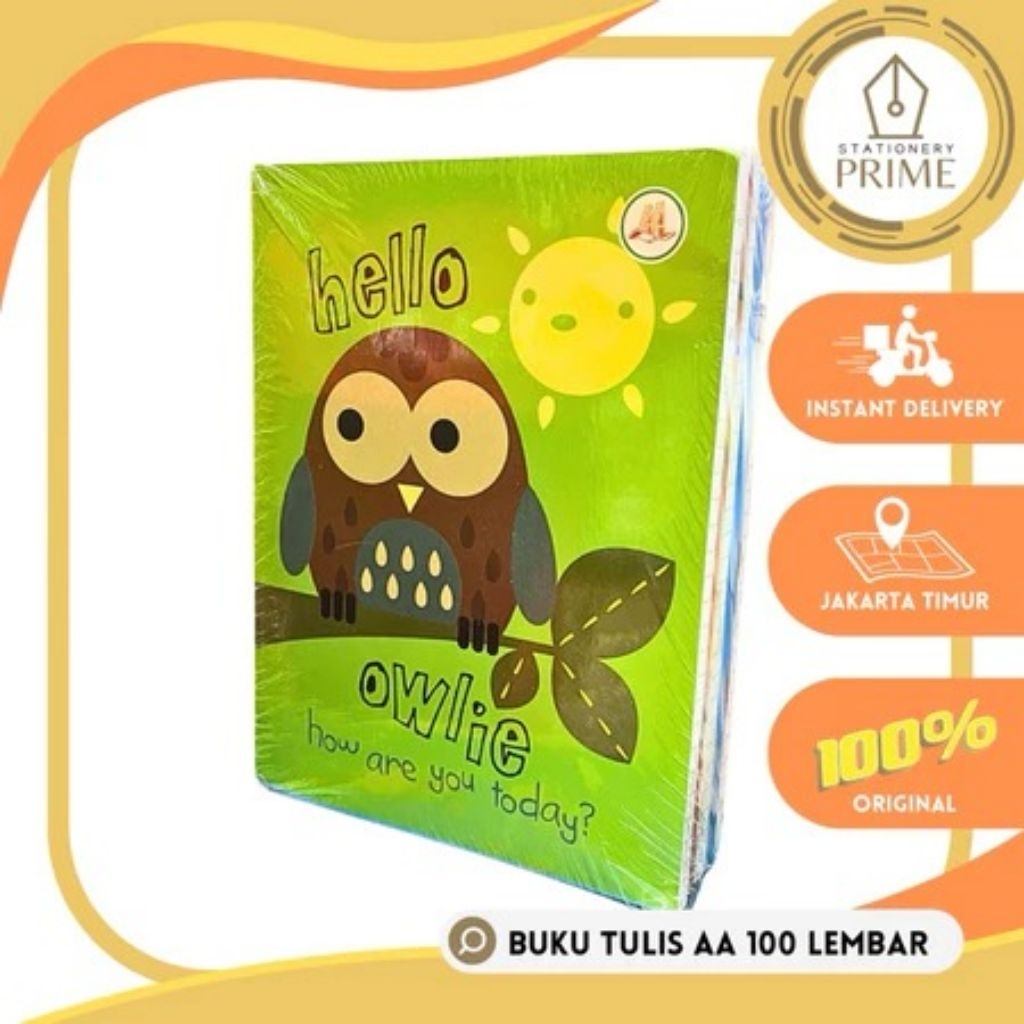 

Buku Tulis AA 100 Lembar ( Isi 5 buku )
