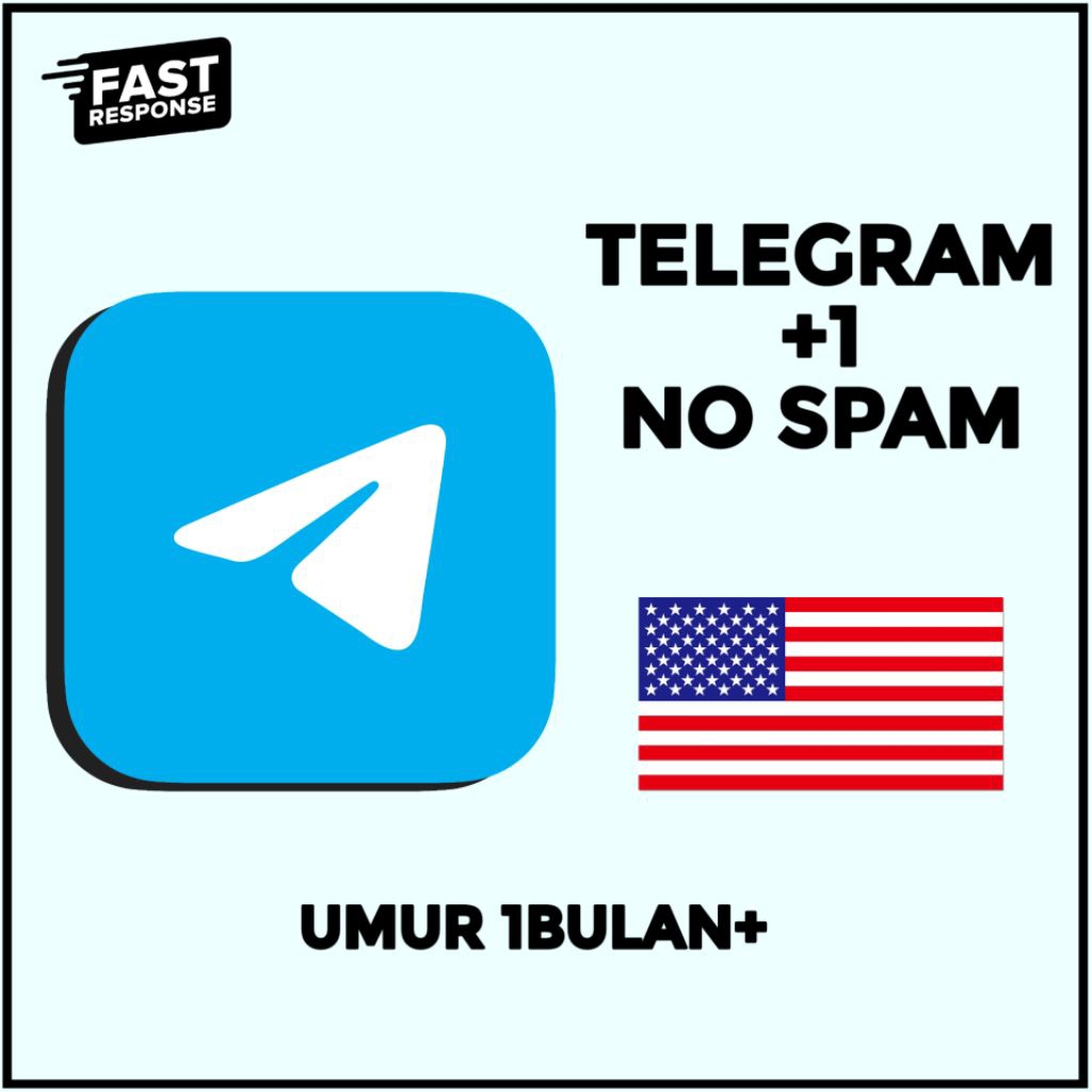Akun Telegram USA | No Spam Umur 1 Bulan+ | Akun Telegram Luar Negeri