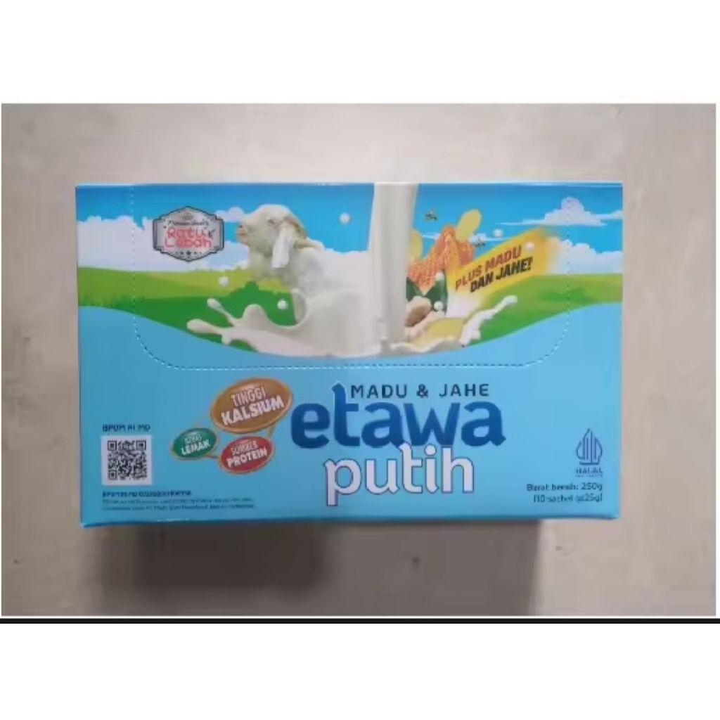 

Susu kambing etawa bubuk RATU LEBAH plus madu & jahe