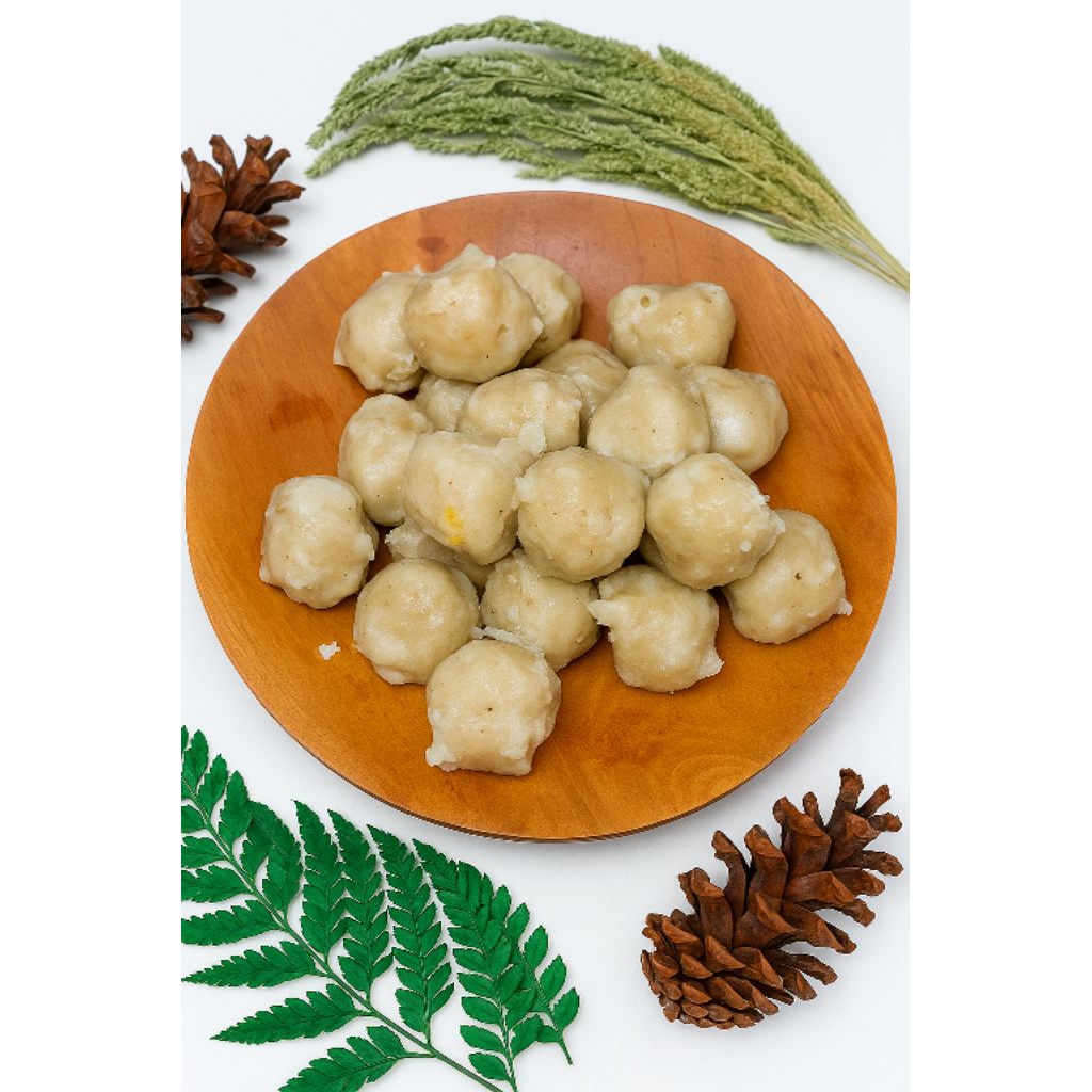 

Bakso pentol sapi isi 15pcs gratis bumbu kuah minyak bawang dan saos