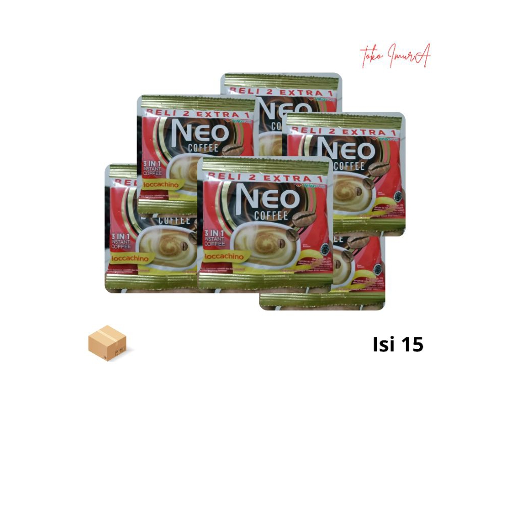 

Neo Coffee 15 sachet X 20 gram Moccachino kopi instan murah