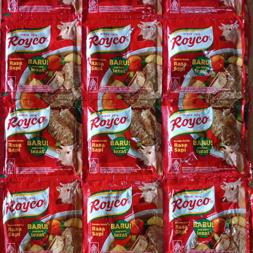 

ROYCO AYAM & SAPI KARTON ISI 48 RENTENG
