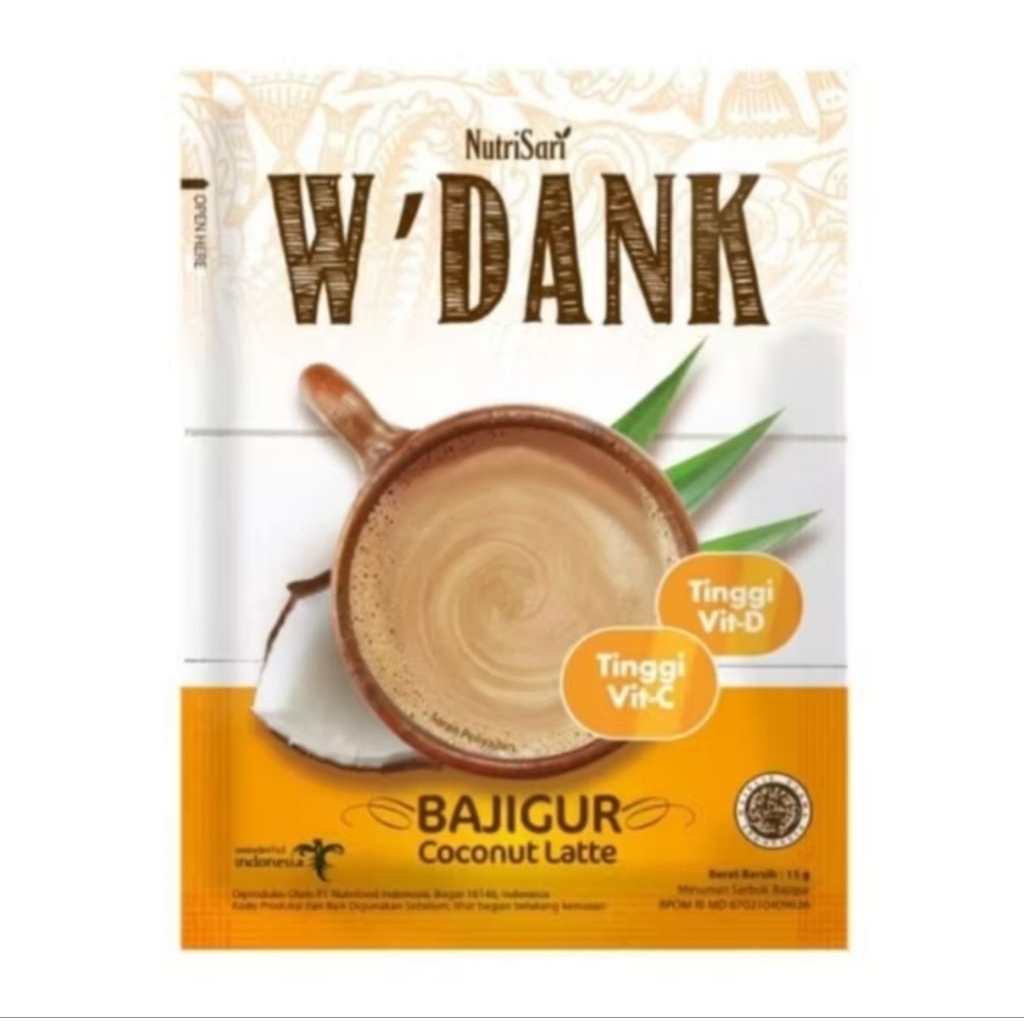 

W'DANK bajigur nutrisari 10 sachet