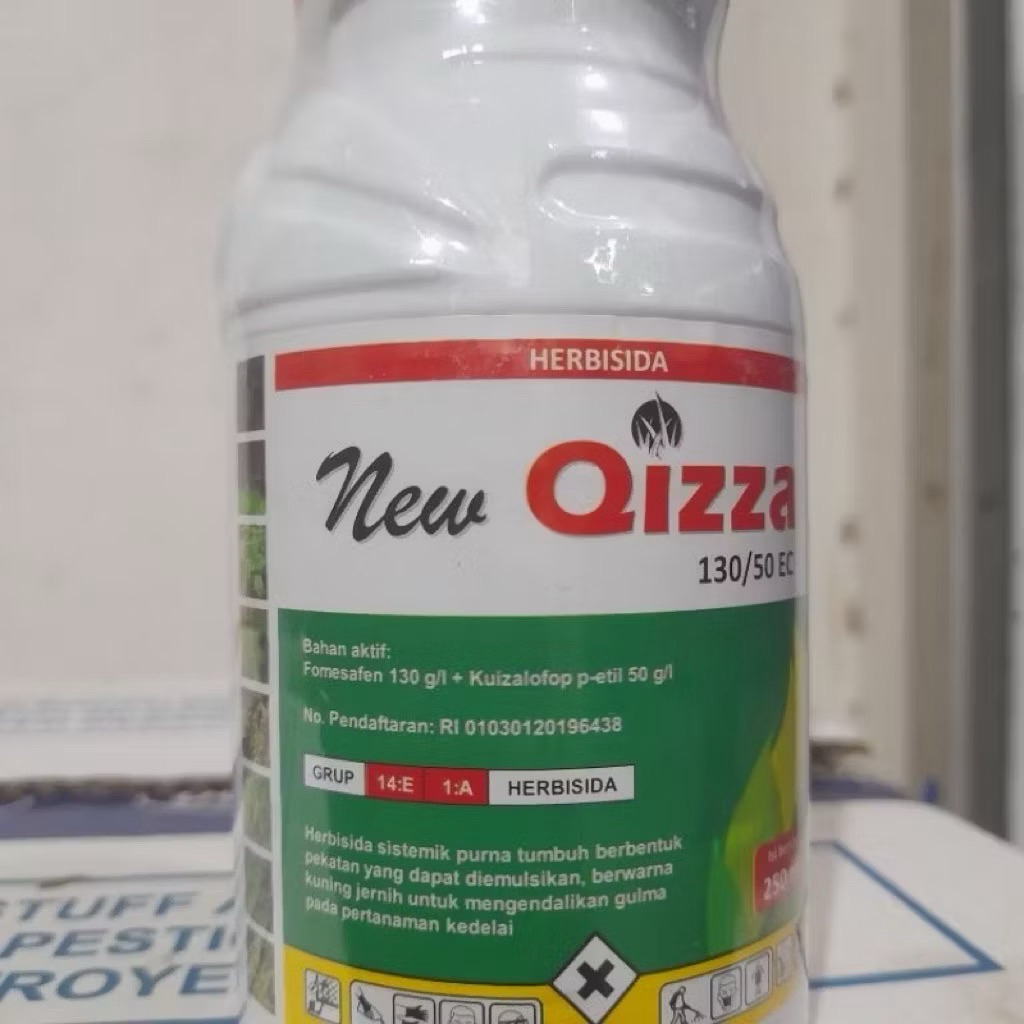 New QIZZA 130/50 EC 250ml Herbisida Daun Lebar dan Sempit Kacang hijau Cabai Tembakau Sama Persis de