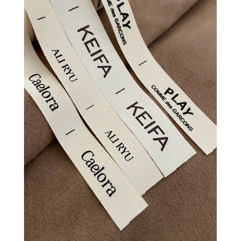 

100pcs Label katun Import Label Baju Custom label Lembut Label Murah