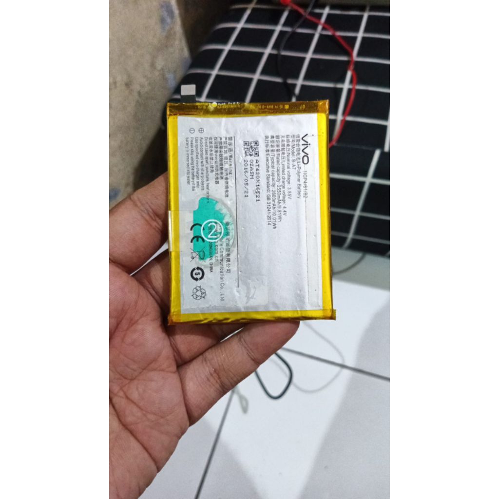baterai Vivo v3 normal