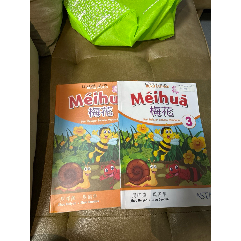 Buku mandarin BEKAS MEIHUA 3 Mulus