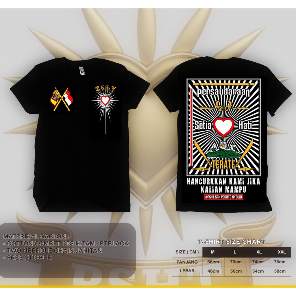 Kaos psht full desain