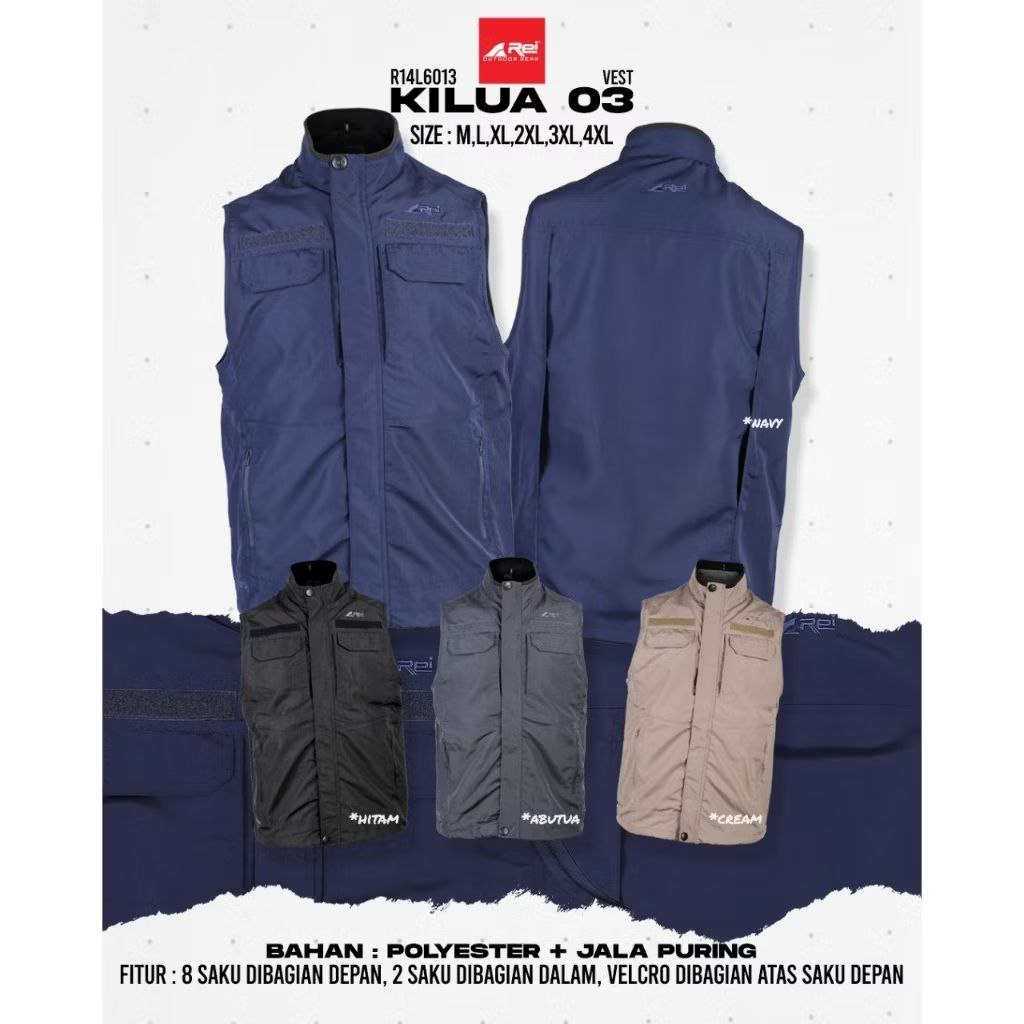 Rompi Pria Kilua 03 Arei Outdoorgear