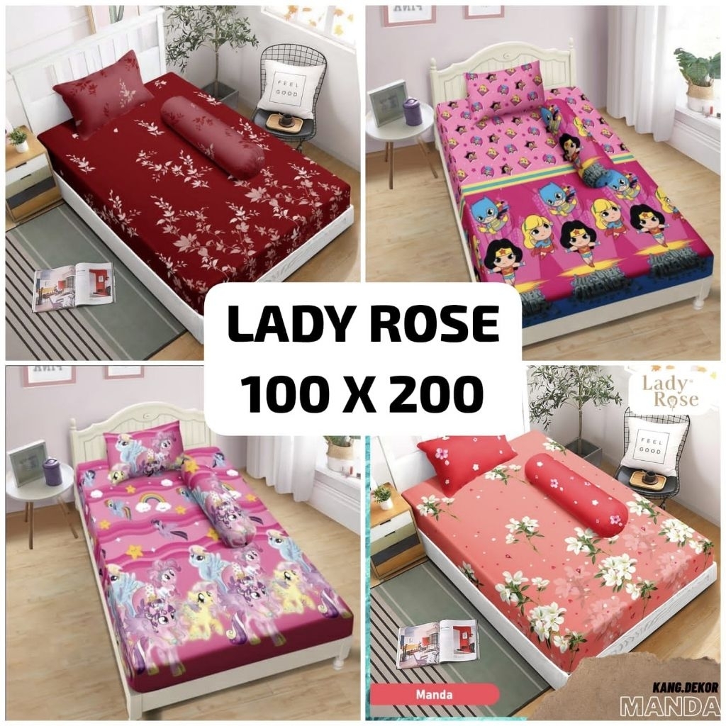 SPREI LADY ROSE 100X200