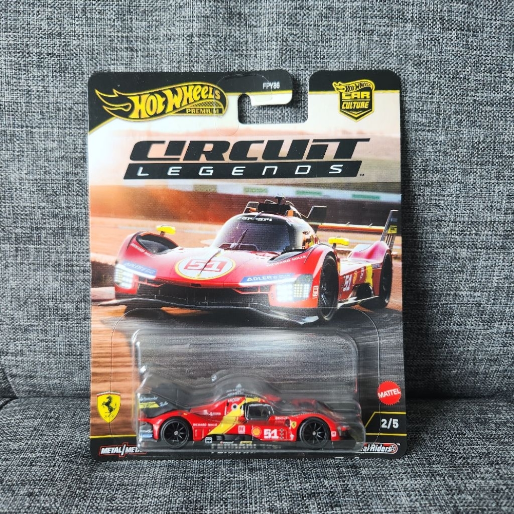 HotWheels Premium Ferrari 499P Circuit Legends