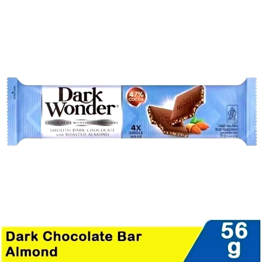 

Dark Wonder Chocolate coklat bar 56 gram