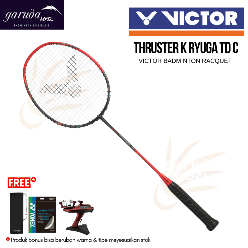 RAKET BADMINTON VICTOR THRUSTER Thruster K Ryuga TD C / TK Ryuga TD C