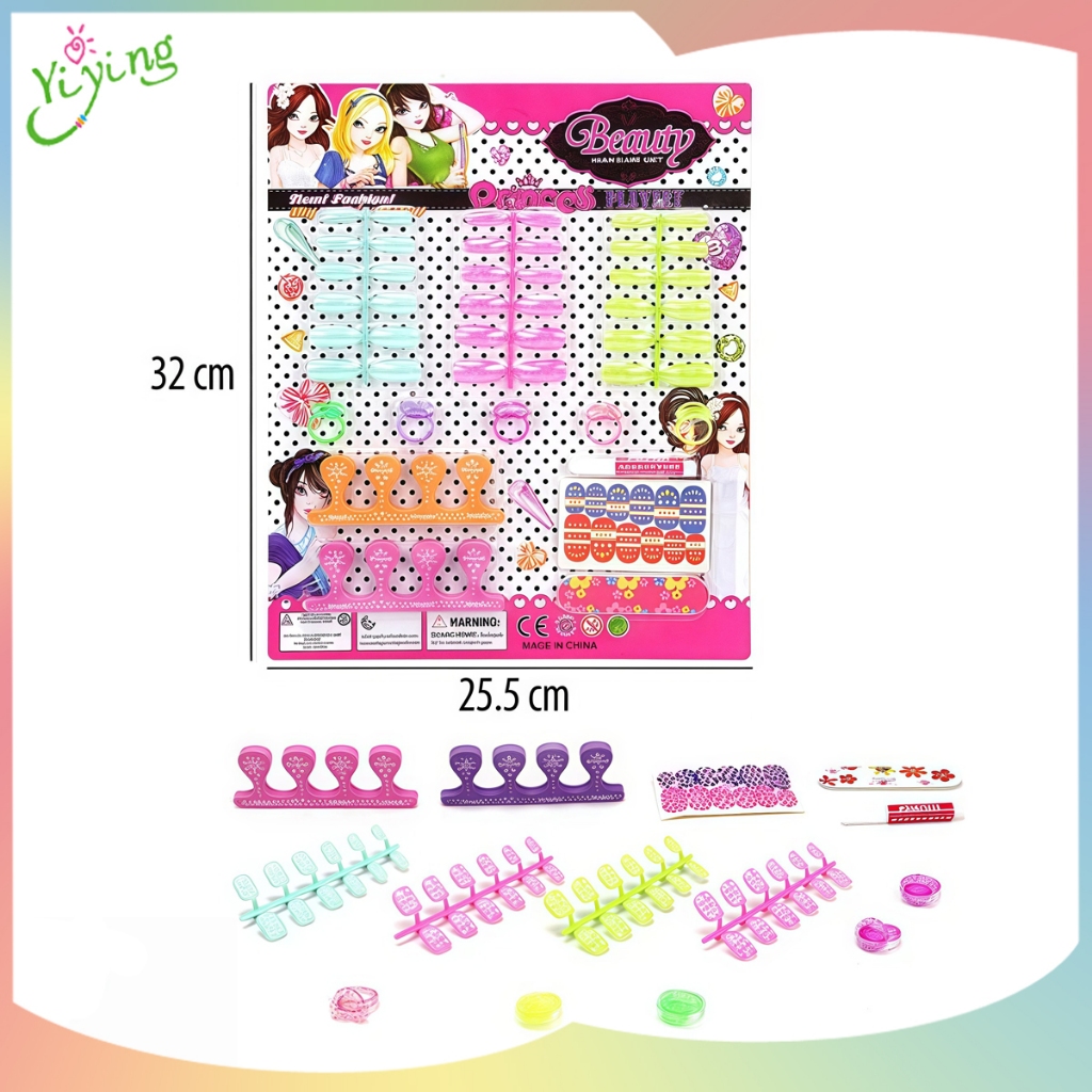 Mainan Kuku Anak/Mainan Nail Art Set Kuku-kukuan 8802
