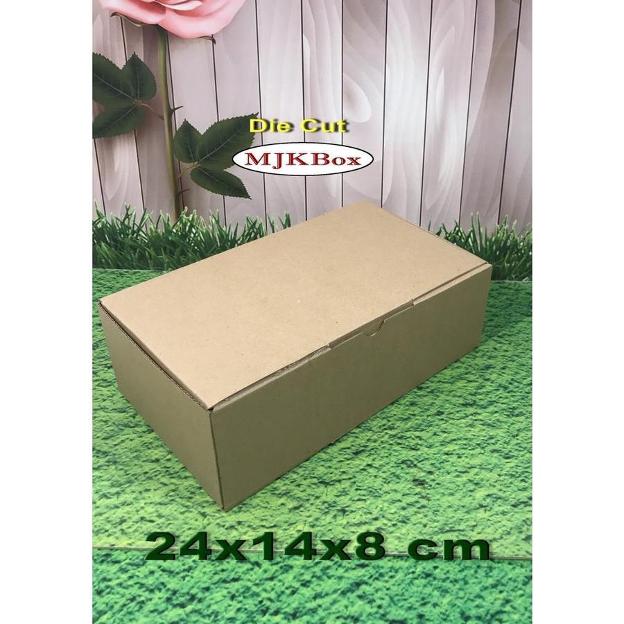 

Kardus Karton Uk, 24x14x8 cm...Die Cut untuk packing - aksesoris - dll