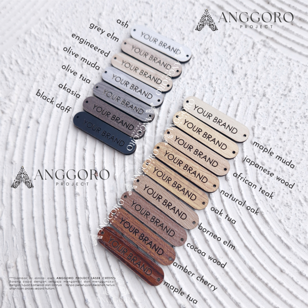 

[TERMURAH] Label Hijab Kayu / Label Produk / Bahan Kayu / Label Produk Kerajinan Tangan / Tag Souvenir