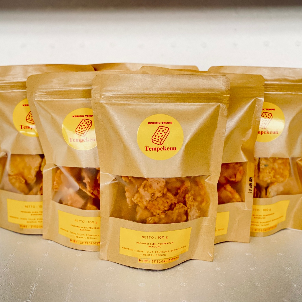 

Bundling 6 Keripik Tempe Tempekeun Original 100g – Snack Tempe Renyah Gurih Khas Bandung