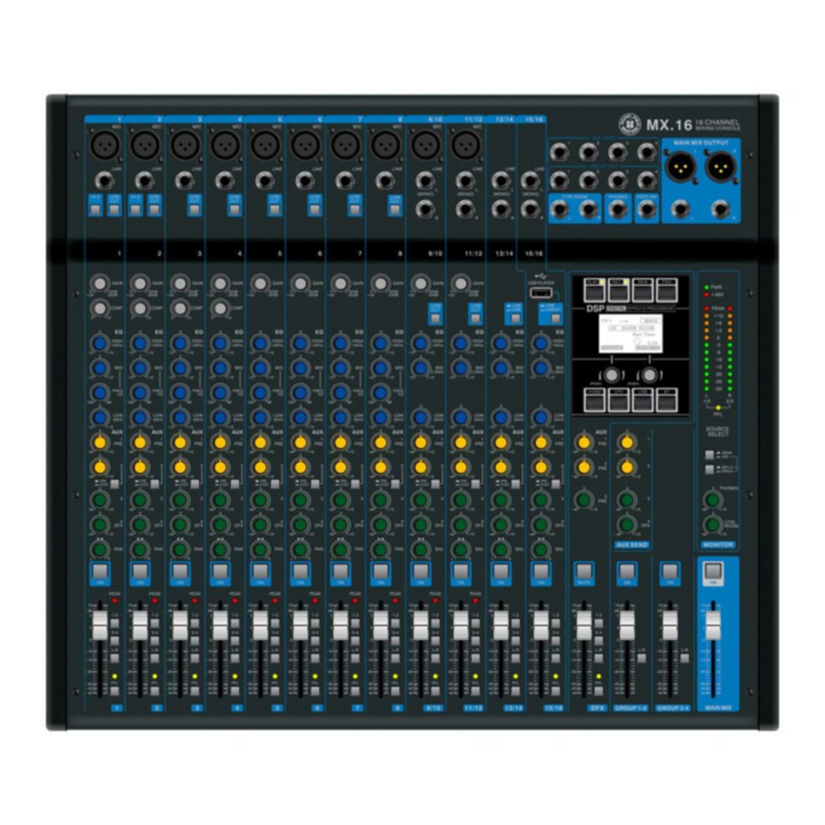 Mixer Topp Pro MX.16 Channel Original / Mixer Analog 16 Channel / Mixer Yamaha MG 16 XU / Yamaha Mix