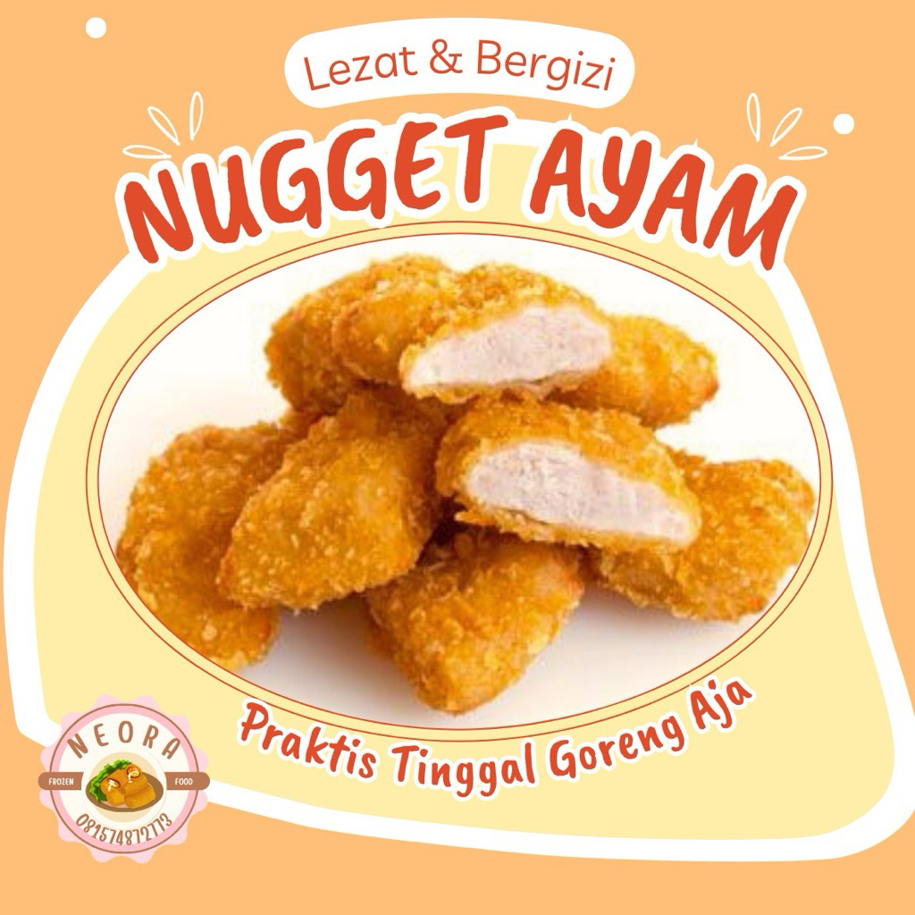 

Kirim Instan / NUGGET AYAM FROZEN / 1 bungkus isi 9