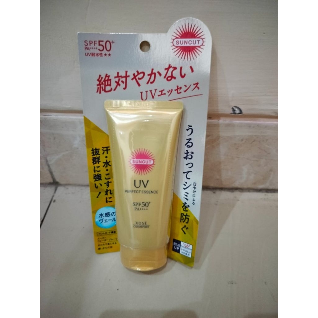 sunblock suncut kose cosmeport uv perfect essence SPF 50 jepang japan