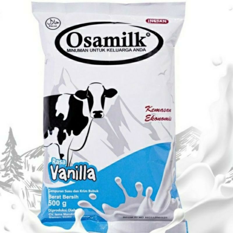 

Osamilk Susu Bubuk Vanila 500g - Minuman Instan Keluarga, Enak & Hemat!