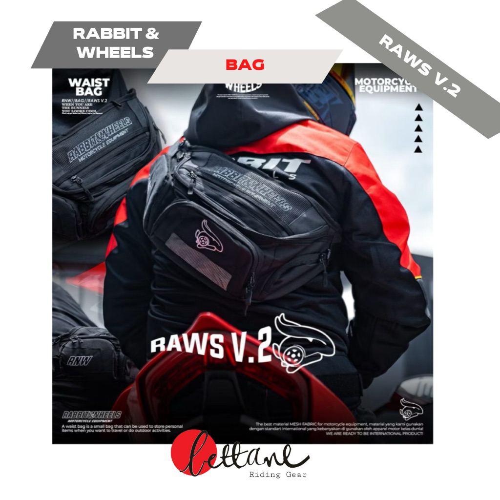 BAG RABBIT AND WHEELS/ RAWS/V2 Waistbag RABBIT AND WHEELS