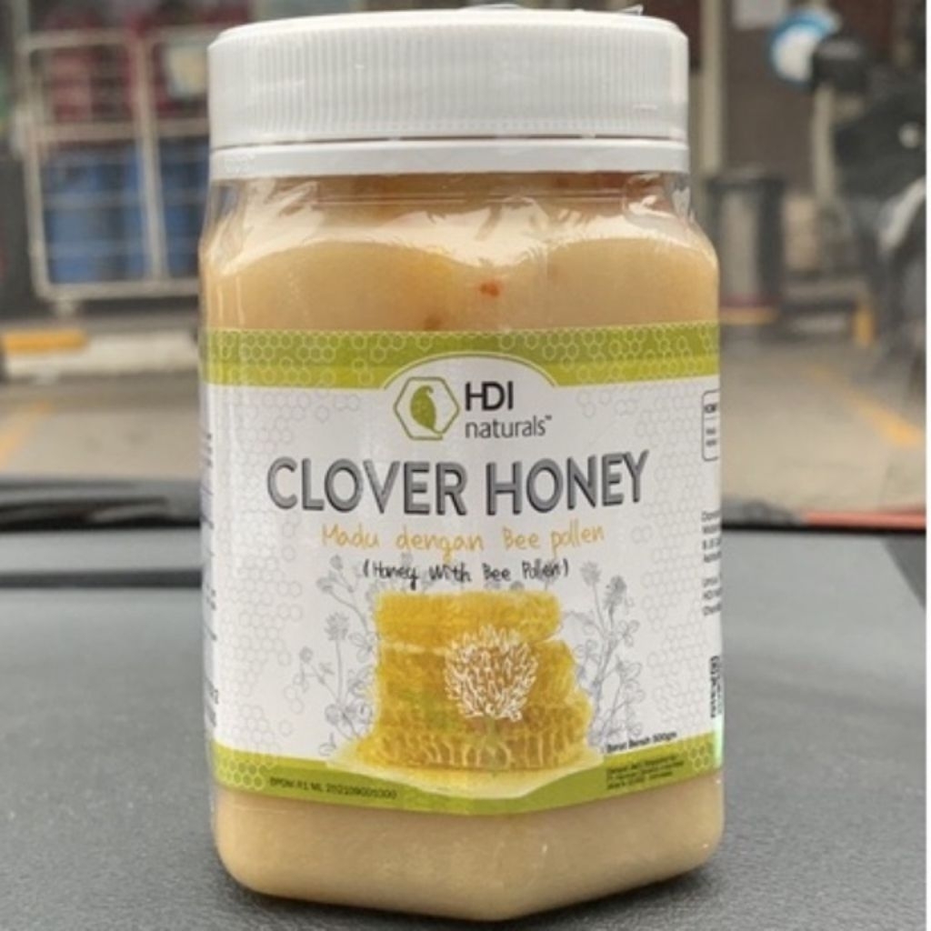 

Madu Clover honey 500gr exp 2029 + sendok kayu