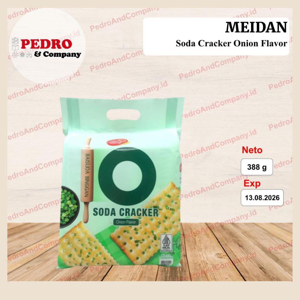 

Meidan Soda Cracker Onion Flavor 388 gram biscuit biskuit kraker rasa bawang