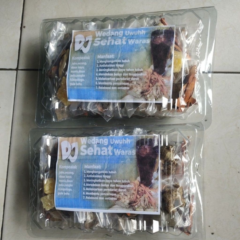 

Wedang Uwuh Komplit Gula Batu